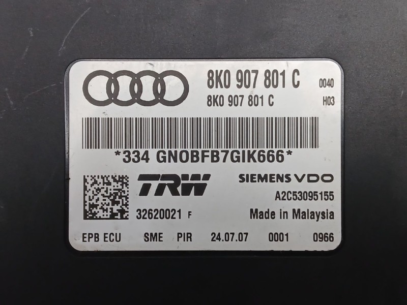 Recambio de modulo electronico para audi a5 (8t3) 3.0 tdi quattro referencia OEM IAM 8K0907801C A2C53085155 