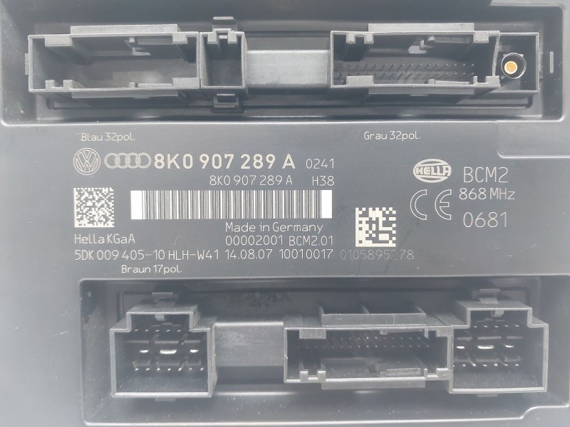 Recambio de modulo electronico para audi a5 (8t3) 3.0 tdi quattro referencia OEM IAM 8K0907289A  