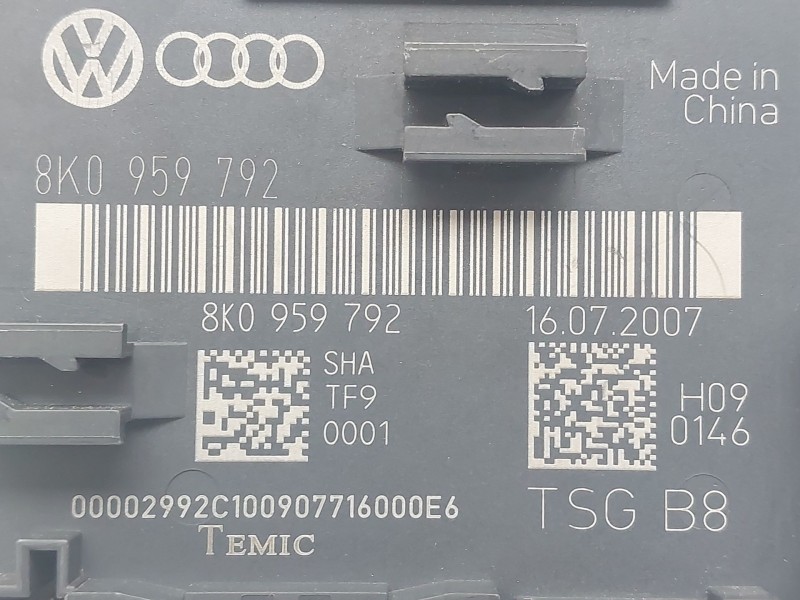 Recambio de modulo confort para audi a5 (8t3) 3.0 tdi quattro referencia OEM IAM 8K0959792  