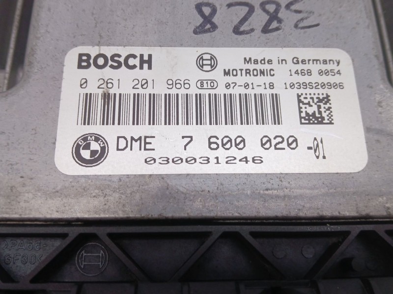 Recambio de centralita motor uce para mini mini (r56) cooper referencia OEM IAM 7600020 0261201966 