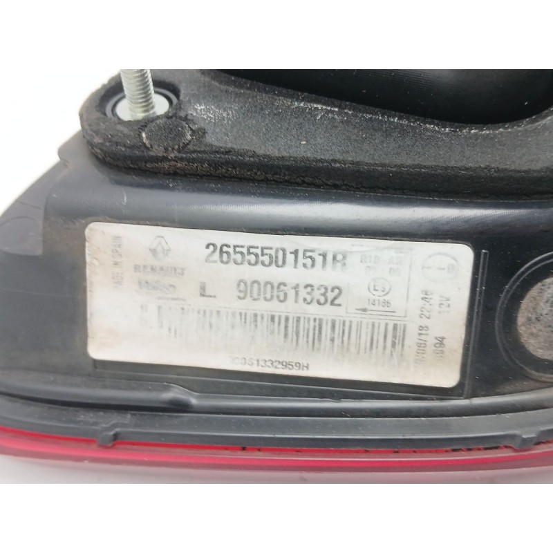 Recambio de piloto trasero izquierdo interior para renault kadjar (ha_, hl_) 1.6 dci 130 referencia OEM IAM 265550151R 90061332 