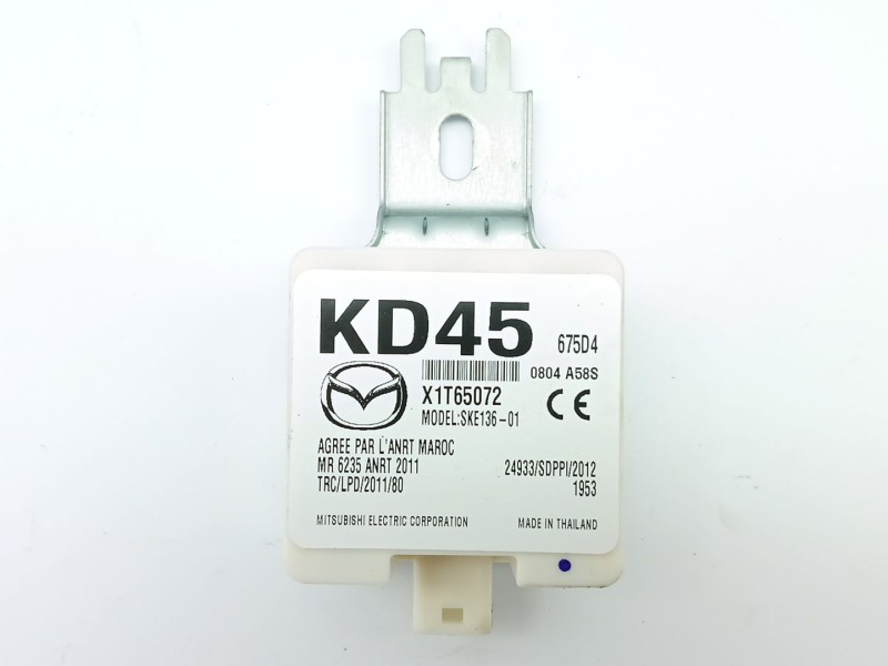 Recambio de modulo electronico para mazda cx-3 (dk) 2.0 skyactiv-g (dk5w, dk6w) referencia OEM IAM KD45675D4  X1T65072
