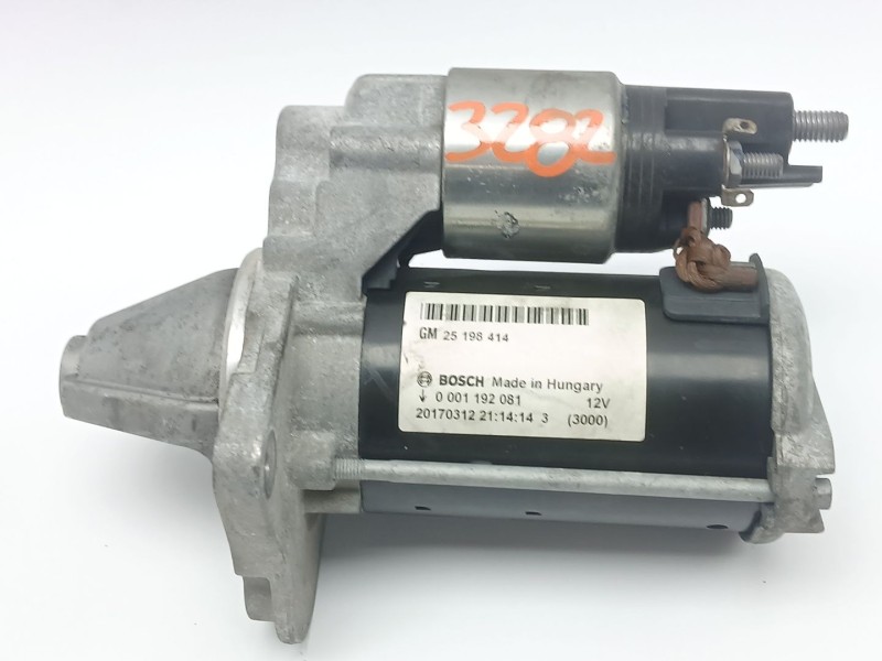 Recambio de motor arranque para opel corsa e selective referencia OEM IAM 25198414  