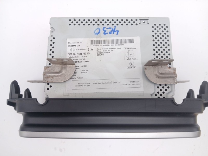 Recambio de sistema navegacion gps para nissan micra v (k14) 1.0 referencia OEM IAM 2591A5FA0B  