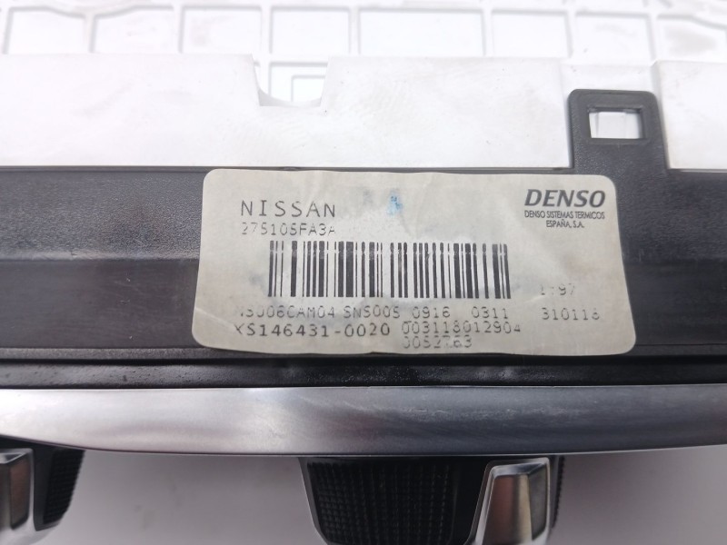 Recambio de mando climatizador para nissan micra v (k14) 1.0 referencia OEM IAM 275105FA3A  