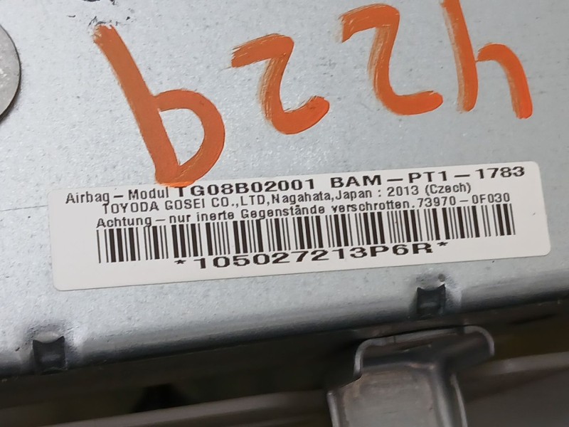 Recambio de kit airbag para toyota verso (_r2_) 1.6 (zgr20_) referencia OEM IAM 553130F010 739700F030 891700F150
