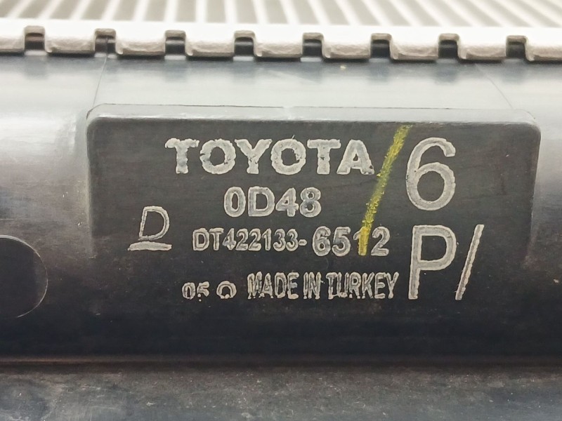 Recambio de radiador agua para toyota verso (_r2_) 1.6 (zgr20_) referencia OEM IAM DT4221336512  