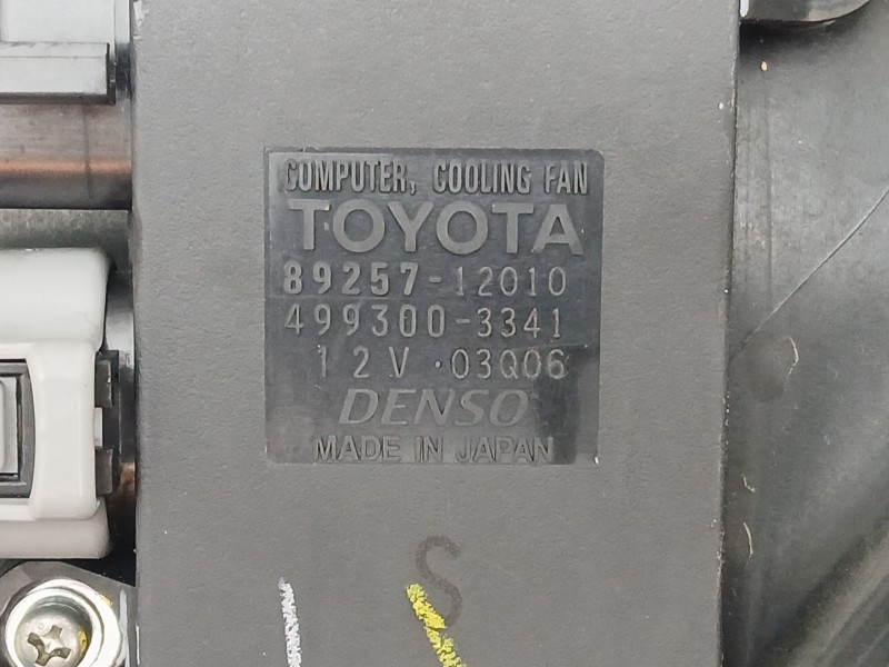 Recambio de electroventilador para toyota verso (_r2_) 1.6 (zgr20_) referencia OEM IAM 167110D190 8925712010 4993003341