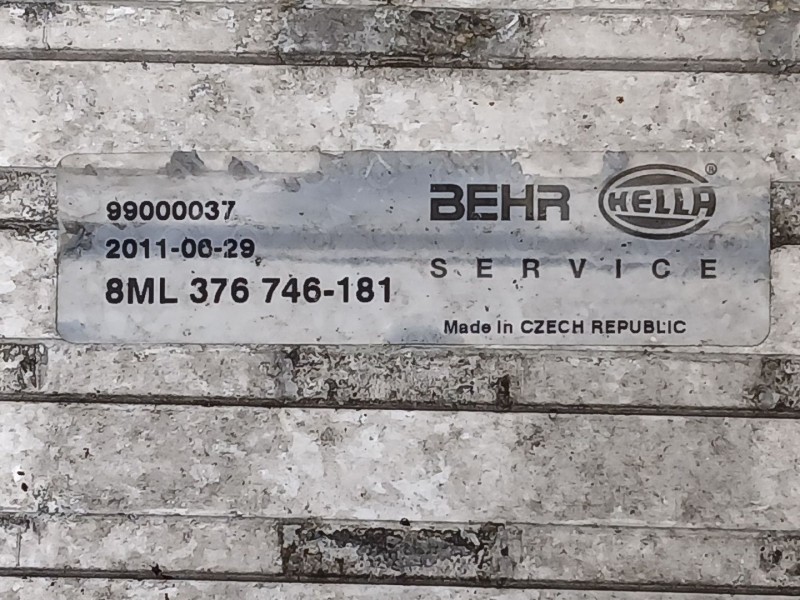 Recambio de intercooler para audi a5 (8t3) 3.0 tdi quattro referencia OEM IAM 8ML376746181  