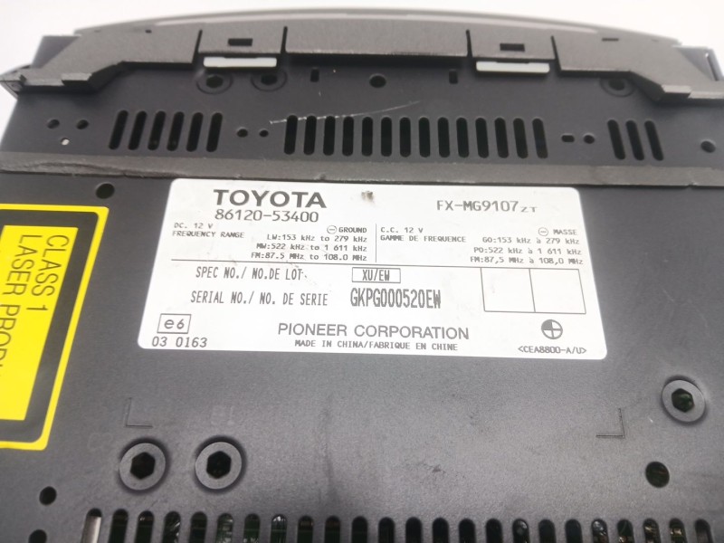 Recambio de sistema audio / cd para lexus is ii (_e2_) 220d (ale20) referencia OEM IAM 8612053400  