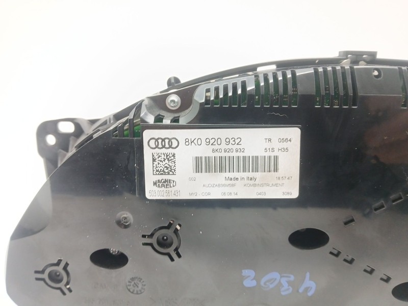 Recambio de cuadro instrumentos para audi a4 b8 (8k2) 2.0 tdi referencia OEM IAM 8k0920932  