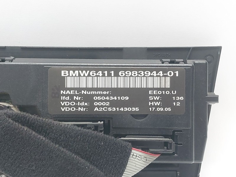 Recambio de mando climatizador para bmw 3 (e90) 330 xd referencia OEM IAM 698394401  