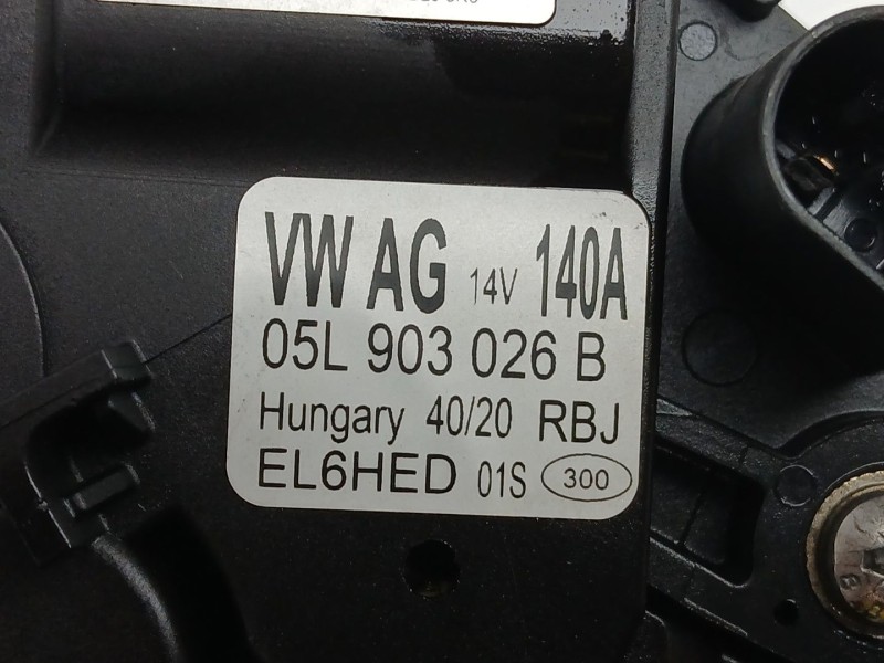 Recambio de alternador para audi a3 sportback (8ya, 8yf) 35 tdi referencia OEM IAM 05L903026B  
