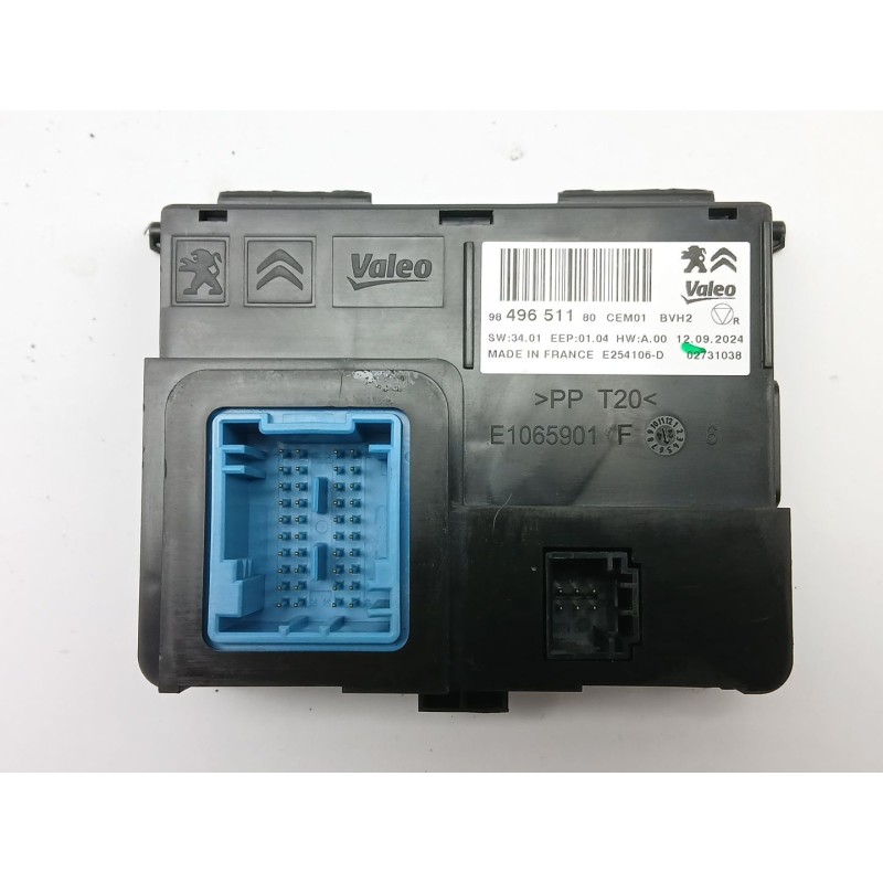 Recambio de modulo electronico para citroën berlingo furgoneta/monovolumen (k9) 1.5 bluehdi 100 referencia OEM IAM 9849651180  