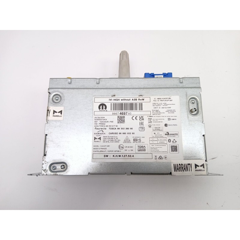 Recambio de sistema audio / cd para citroën berlingo furgoneta/monovolumen (k9) 1.5 bluehdi 100 referencia OEM IAM 9867469780 98