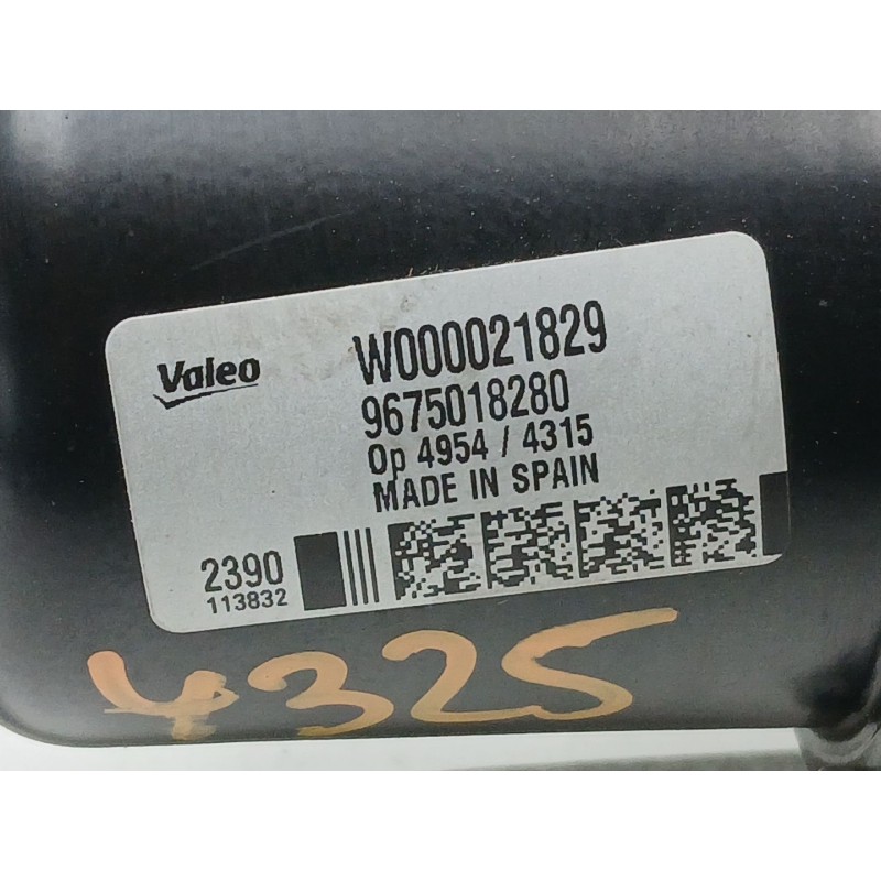 Recambio de motor limpia delantero para citroën c-elysee (dd_) 1.5 bluehdi 100 referencia OEM IAM 9675018280 W000021829 