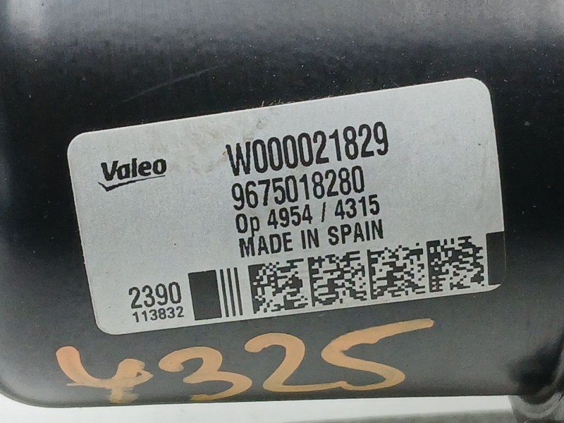 Recambio de motor limpia delantero para citroën c-elysee (dd_) 1.5 bluehdi 100 referencia OEM IAM 9675018280 W000021829 