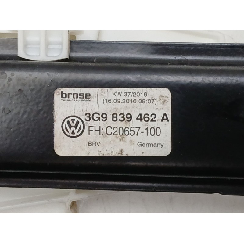 Recambio de elevalunas trasero derecho para volkswagen passat b8 variant (3g5, cb5) 2.0 tdi 4motion referencia OEM IAM 3G9839462