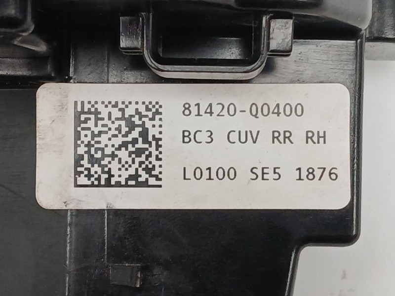 Recambio de cerradura puerta trasera derecha para hyundai bayon (bc3) 1.2 mpi referencia OEM IAM 81420Q0400  