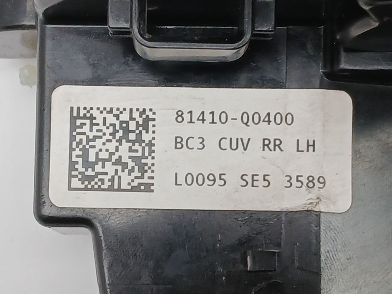 Recambio de cerradura puerta trasera izquierda para hyundai bayon (bc3) 1.2 mpi referencia OEM IAM 81410Q0400  