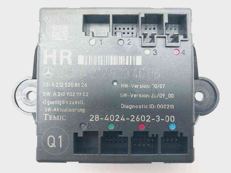 Recambio de modulo electronico para mercedes-benz clase c (w204) familiar c 250 t cdi blueefficiency (204.203) referencia OEM IA