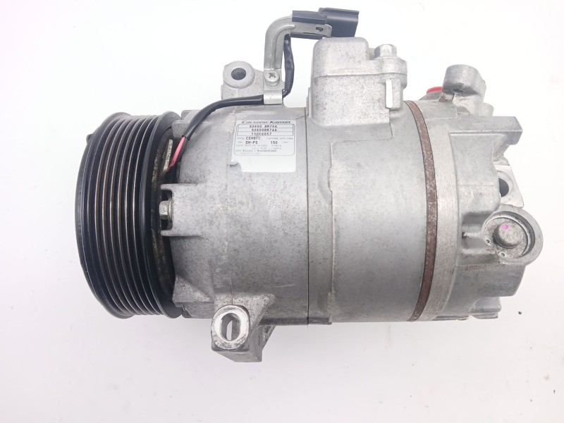 Recambio de compresor aire acondicionado para nissan qashqai i (j10, nj10) 2.0 dci referencia OEM IAM 92600BR70A 92600BR7AA 