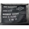 Recambio de cinturon seguridad trasero central para renault clio iii expression referencia OEM IAM 34006770 683944 