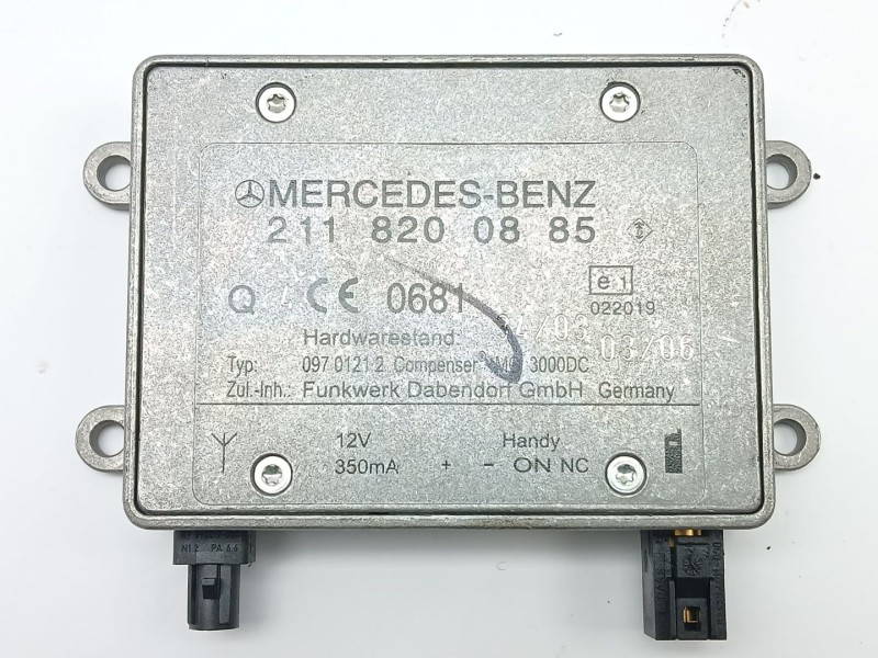 Recambio de modulo electronico para mercedes-benz clase m (w164) ml 350 cdi 4-matic (164.122) referencia OEM IAM 2118200885  