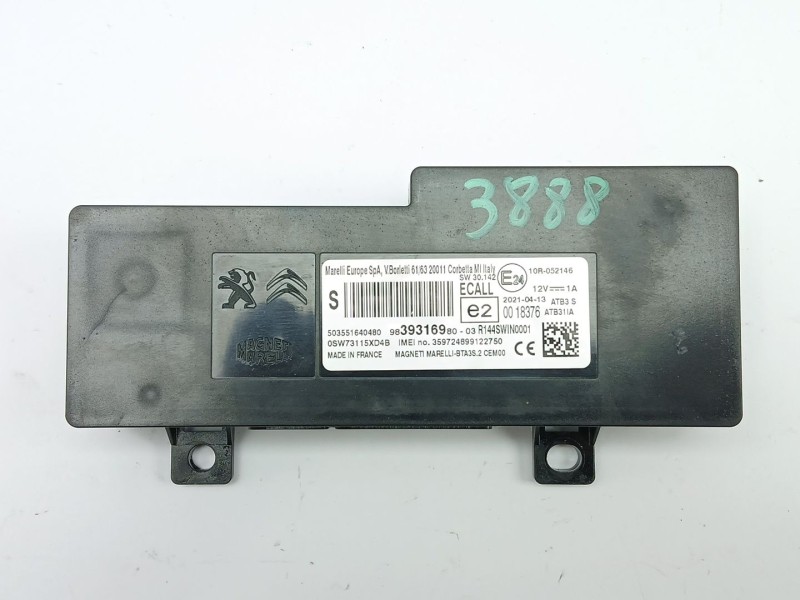 Recambio de modulo electronico para citroën berlingo (er_, ec_) 1.5 bluehdi 100 referencia OEM IAM 9839316980  503551640480