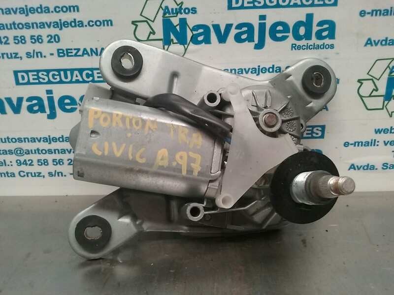 Recambio de motor limpia trasero para honda civic berlina .5 (ma/mb) referencia OEM IAM 53007312 53007312 VALEO