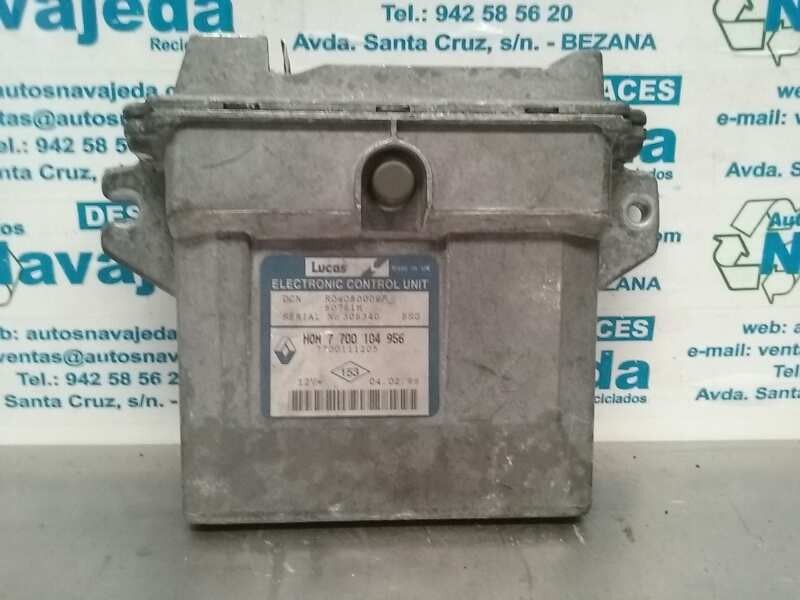 Recambio de centralita motor uce para renault clio ii fase i (b/cbo) referencia OEM IAM 7700104956 LUCAS 7700104956