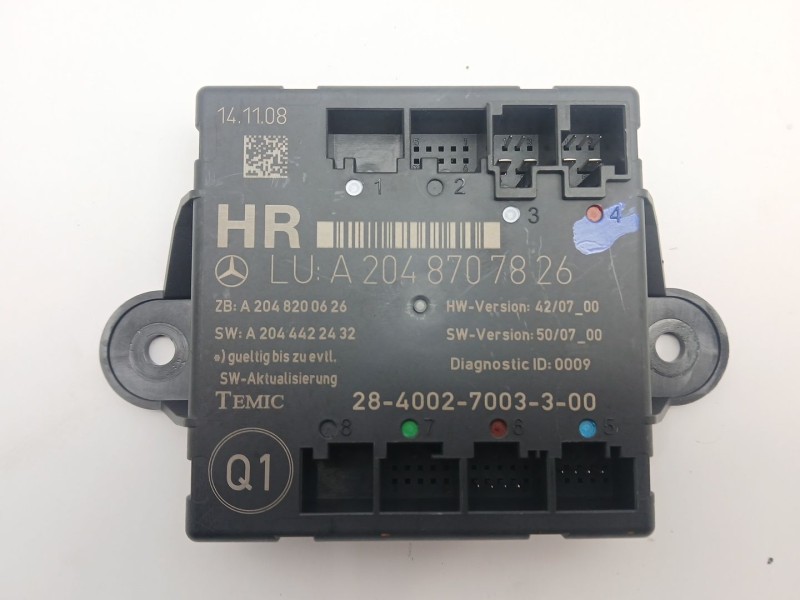 Recambio de modulo electronico para mercedes-benz clase c (w204) c 320 cdi (204.022) referencia OEM IAM A2048707826  