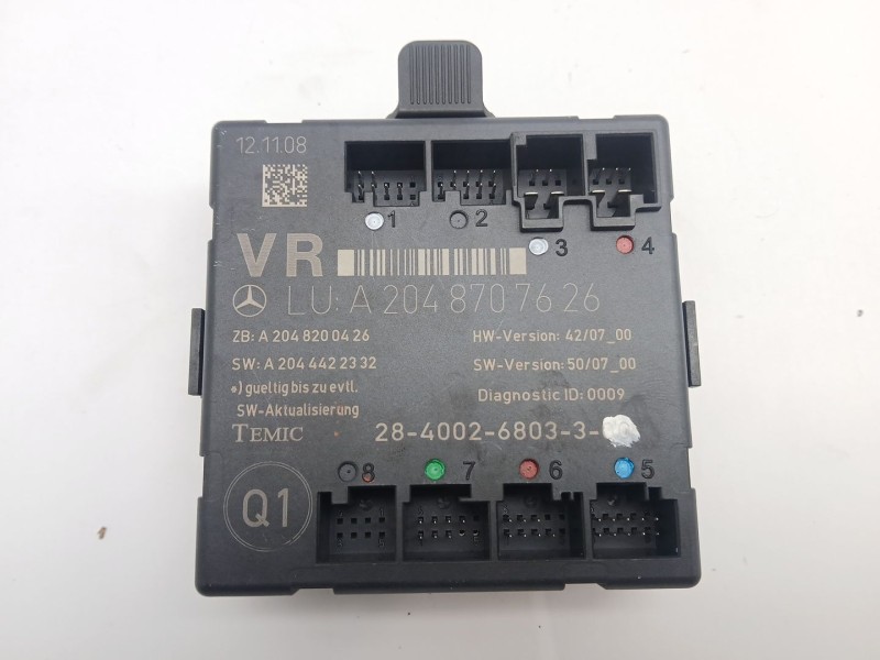 Recambio de modulo electronico para mercedes-benz clase c (w204) c 320 cdi (204.022) referencia OEM IAM A2048707626  