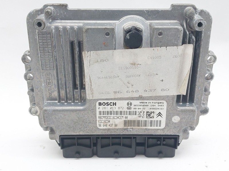 Recambio de centralita motor uce para citroën c4 i (lc_) 1.6 hdi referencia OEM IAM 9664843780  