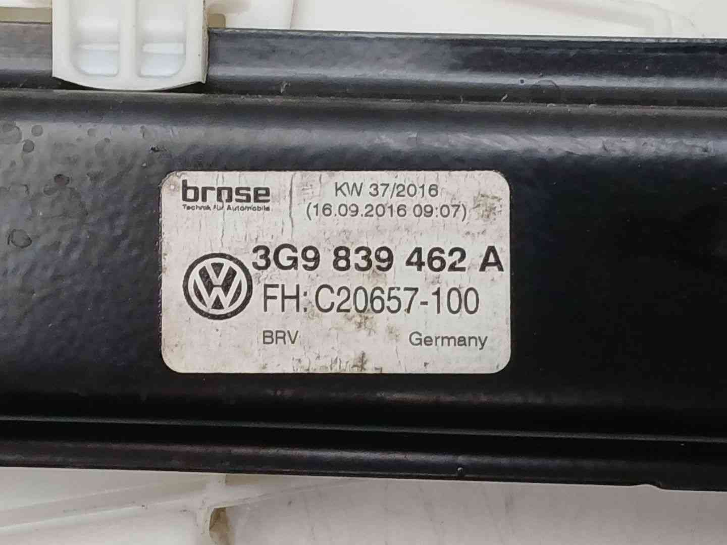 ELEVALUNAS TRASERO DERECHO VOLKSWAGEN PASSAT B8 Variant (3G5, CB5) 3G9839462A / 5Q4959811E 3G9839462A5Q4959811E - Vista 2
