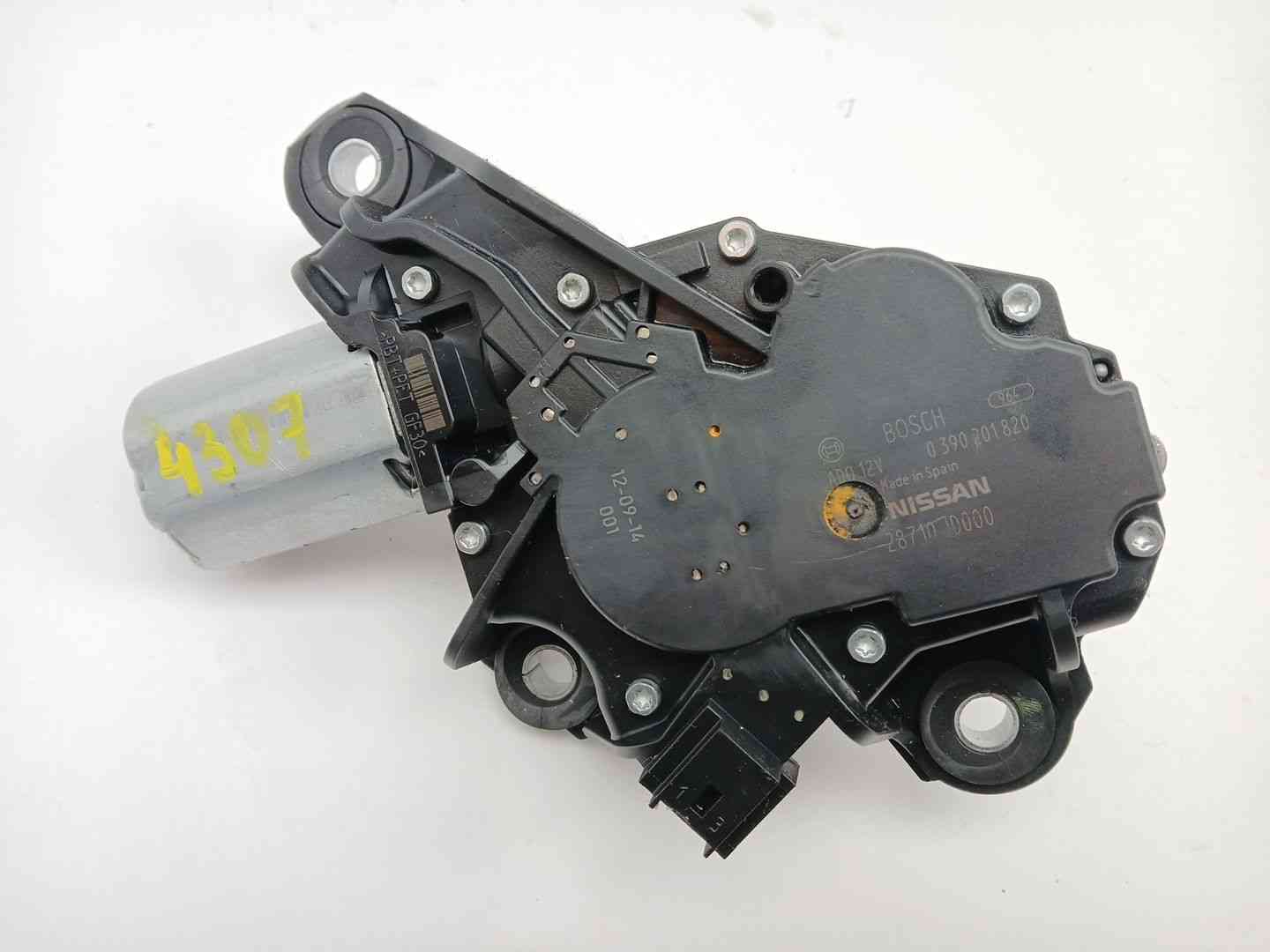 MOTOR LIMPIA TRASERO NISSAN QASHQAI I (J10, NJ10) 28710JD000 / 0390201820 28710JD0000390201820 - Vista 3