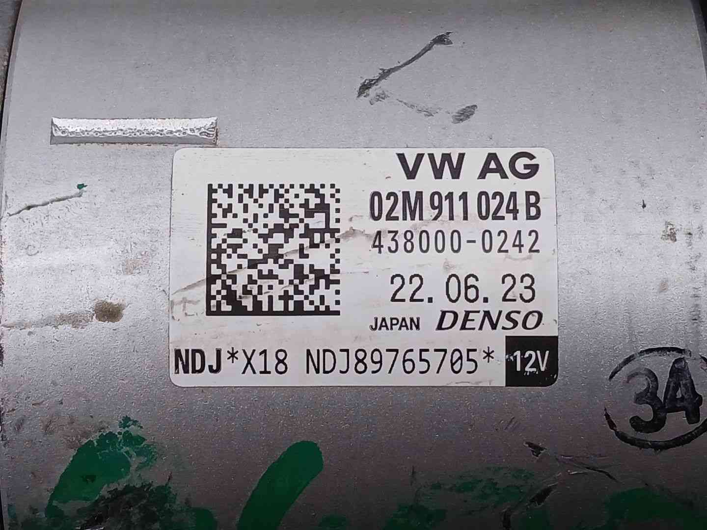 MOTOR ARRANQUE AUDI A3 Sportback (8YA, 8YF) 4380000242 / 02M911024B 438000024202M911024B - Vista 2