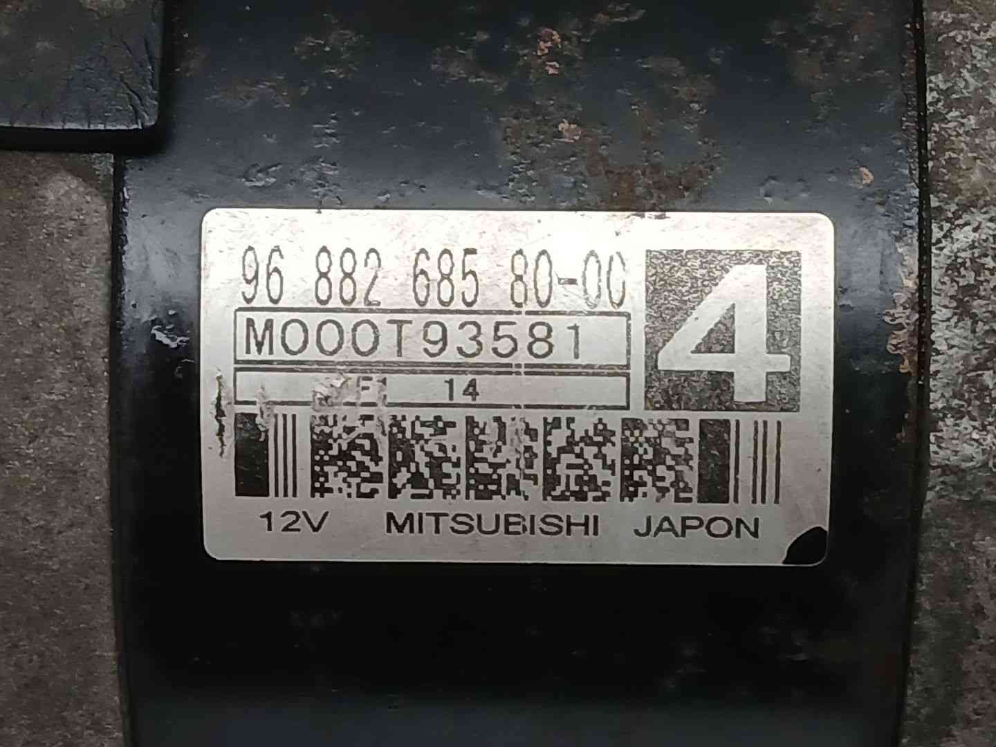 MOTOR ARRANQUE CITROËN C4 II (NC_) M000T93581 / 9688268580 M000T935819688268580 - Vista 2