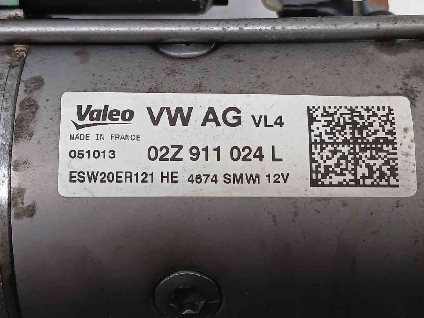 MOTOR ARRANQUE VOLKSWAGEN GOLF VII (5G1, BQ1, BE1, BE2) 02Z911024L / 02Z911024L 02Z911024L02Z911024L - Vista 2