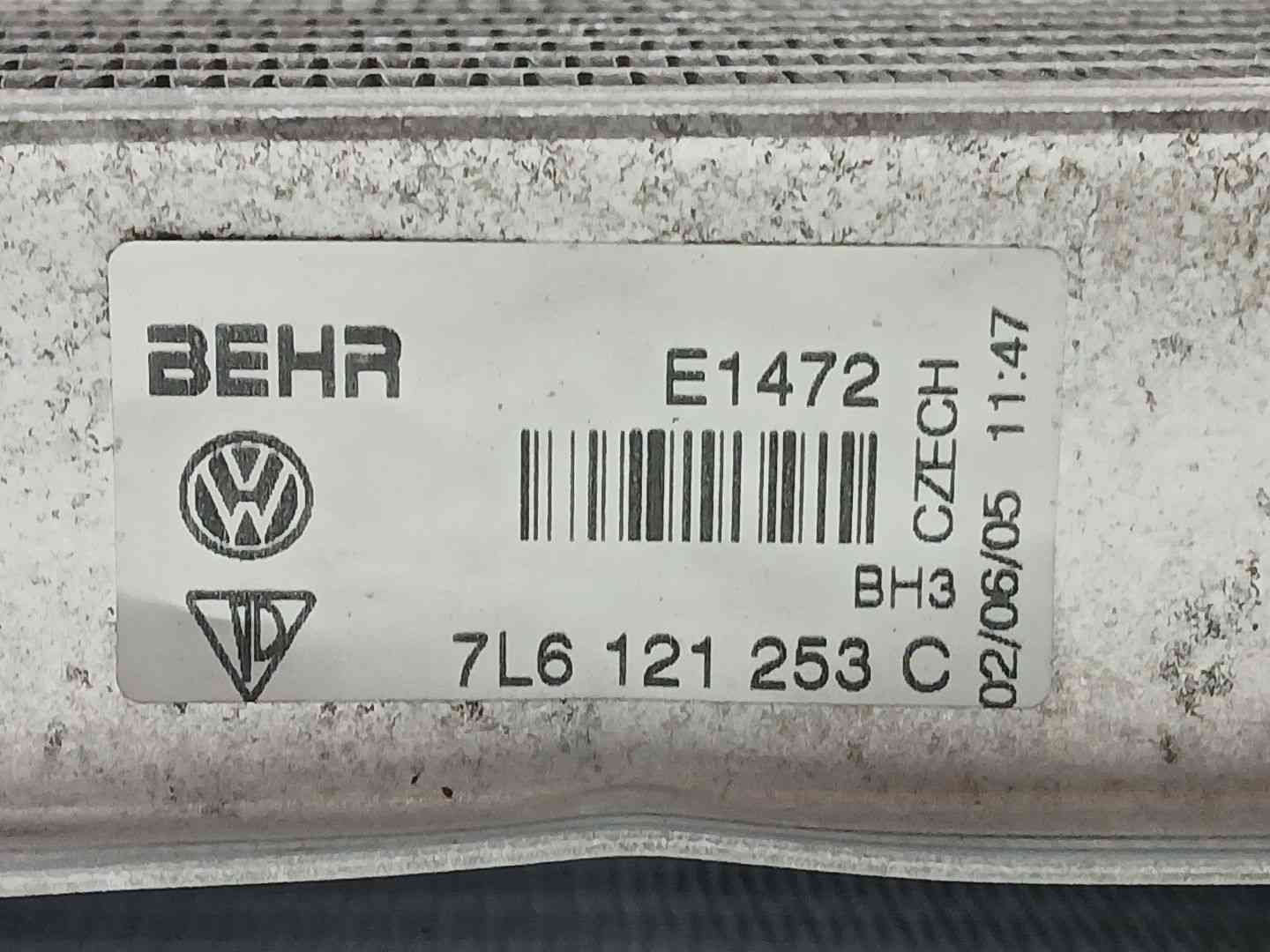 RADIADOR AGUA VOLKSWAGEN TOUAREG (7LA, 7L6, 7L7) 7L6121253C / 7L6121253C 7L6121253C7L6121253C - Vista 2