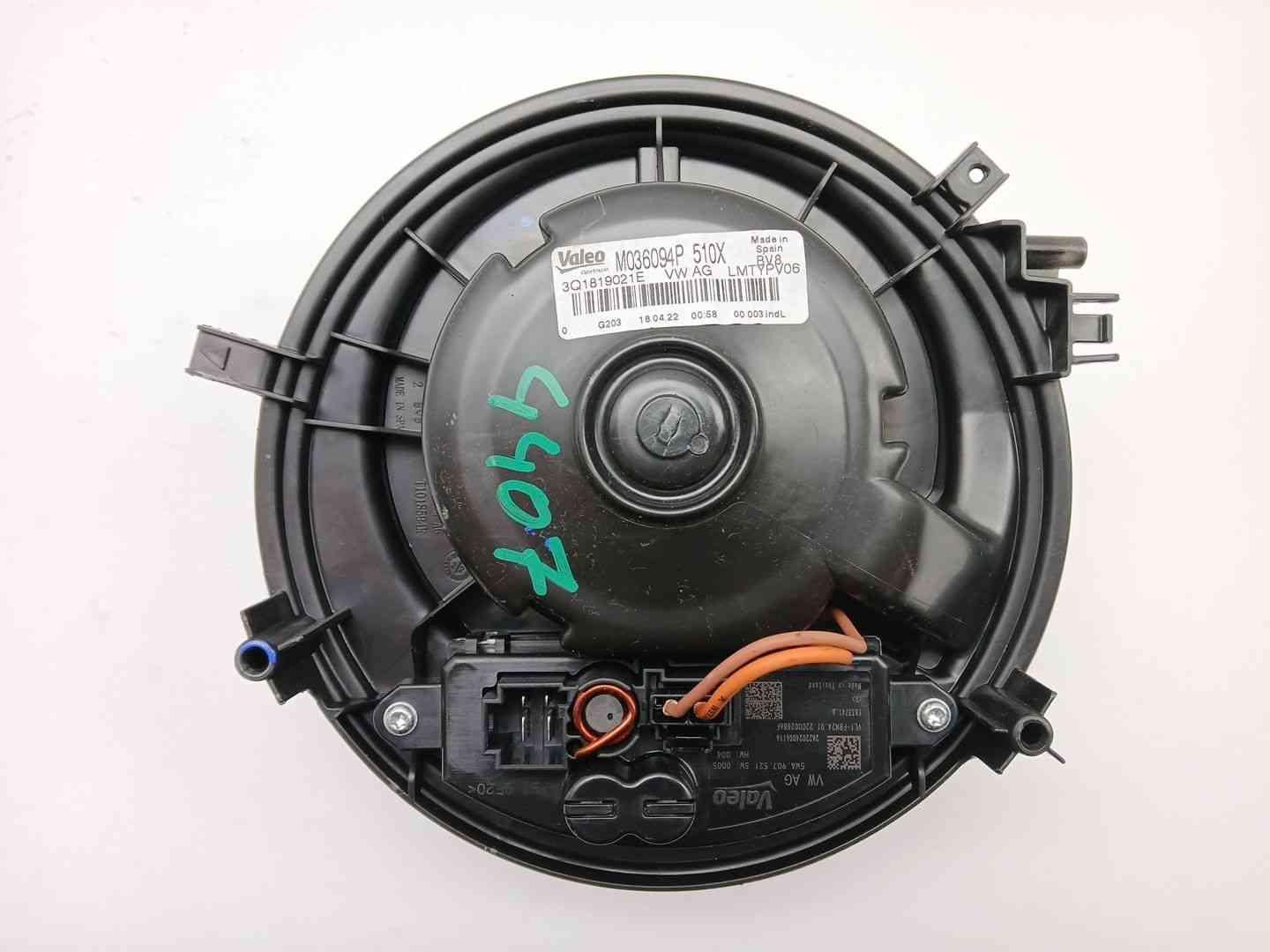 MOTOR CALEFACCION CUPRA FORMENTOR (KM7, KMP) M036094P / 3Q1819021E M036094P3Q1819021E - Vista 2