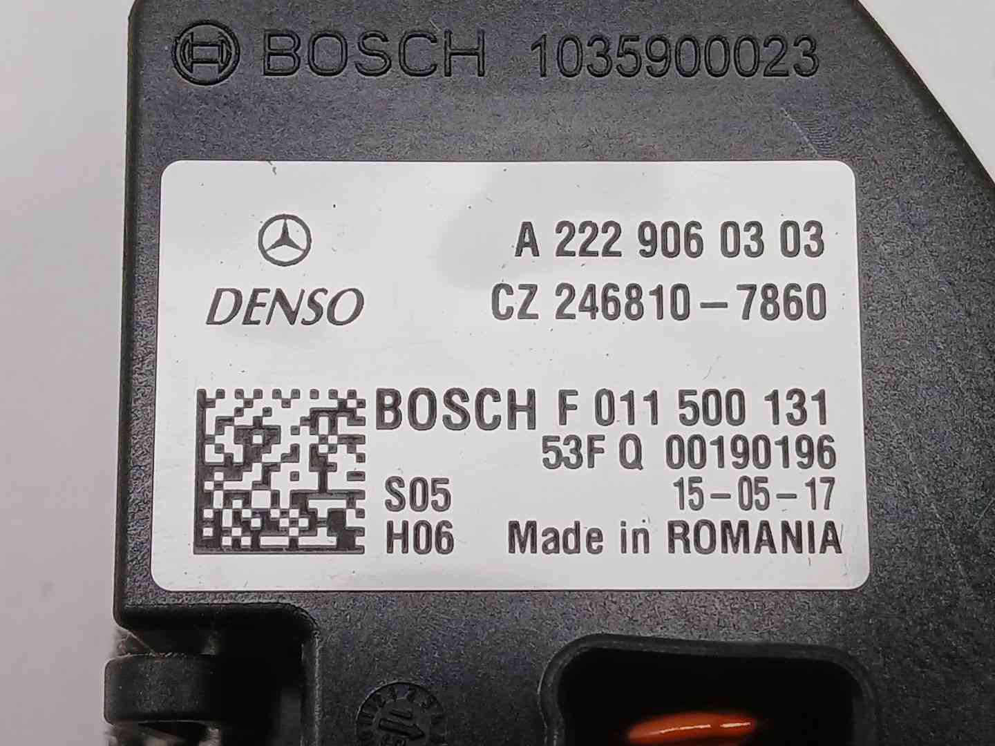 RESISTENCIA CALEFACCION MERCEDES-BENZ CLA Shooting Brake (X117) CZ2468107860 / A2229060303 CZ2468107860A2229060303 - Vista 3