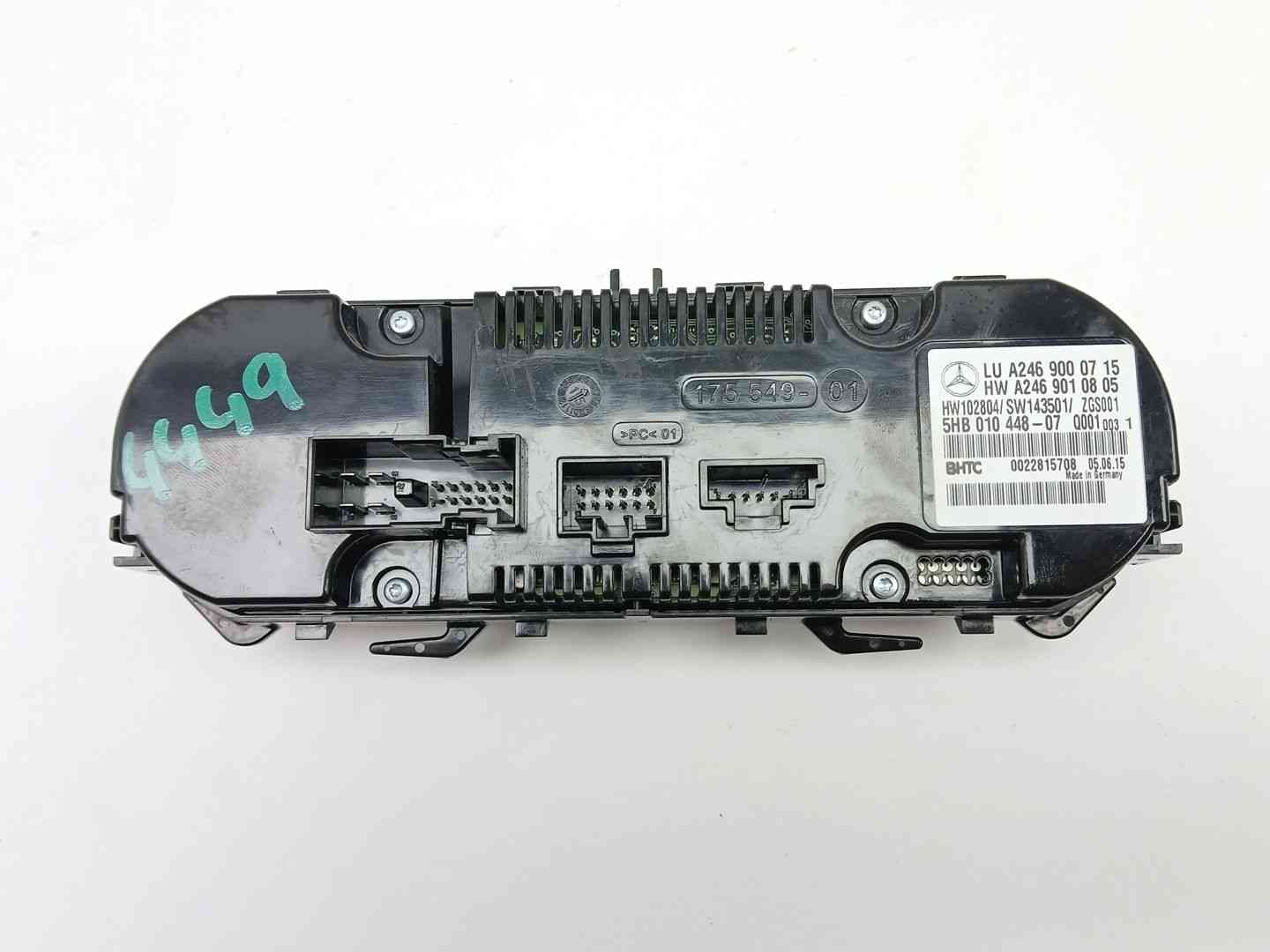 MANDO CLIMATIZADOR MERCEDES-BENZ CLA Shooting Brake (X117) A2469010805 / A2469000715 A2469010805A2469000715 - Vista 2