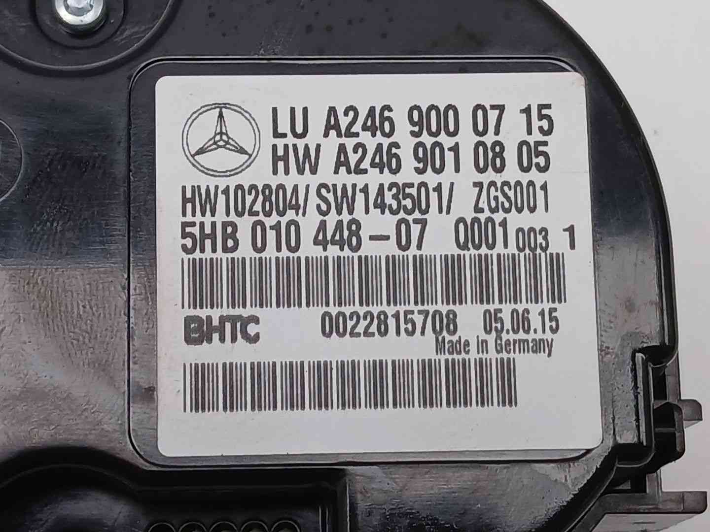 MANDO CLIMATIZADOR MERCEDES-BENZ CLA Shooting Brake (X117) A2469010805 / A2469000715 A2469010805A2469000715 - Vista 3