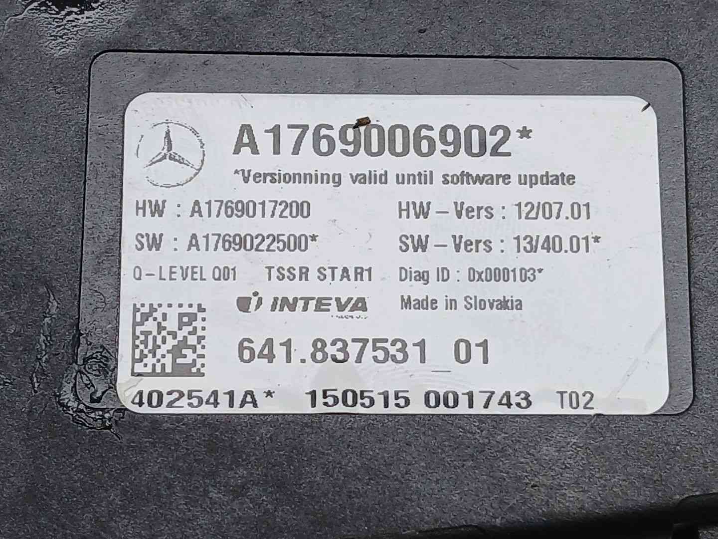 MOTOR TECHO ELECTRICO MERCEDES-BENZ CLA Shooting Brake (X117) 0390200100 / A1769006902 0390200100A1769006902 - Vista 3