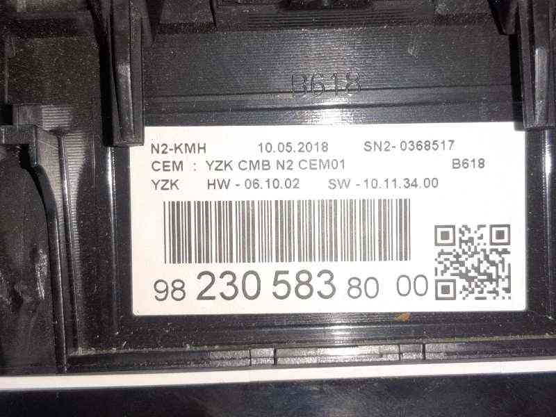 CUADRO INSTRUMENTOS CITROËN C3 9823058380 9823058380 - Vista 3