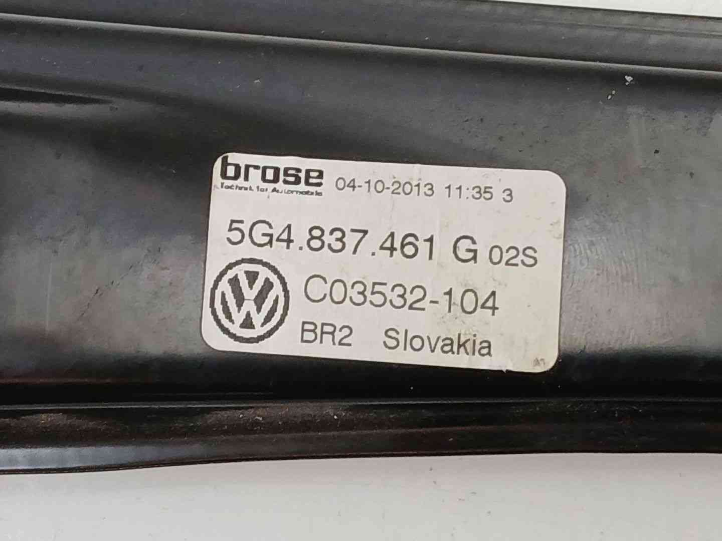 ELEVALUNAS DELANTERO IZQUIERDO VOLKSWAGEN GOLF VII (5G1, BQ1, BE1, BE2) 5G4837461G / 5G4837461G 5G4837461G5G4837461G - Vista 3