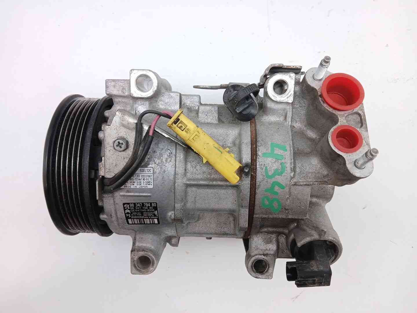 COMPRESOR AIRE ACONDICIONADO PEUGEOT 3008 II SUV (MC_, MR_, MJ_, M4_) 9834779680 / 9834779480 98347796809834779480