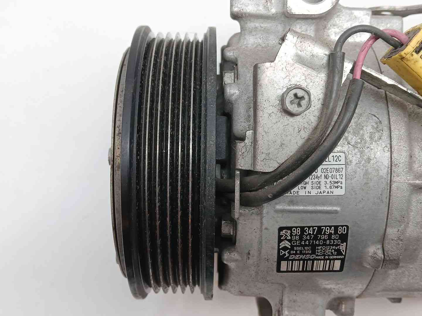 COMPRESOR AIRE ACONDICIONADO PEUGEOT 3008 II SUV (MC_, MR_, MJ_, M4_) 9834779680 / 9834779480 98347796809834779480 - Vista 2