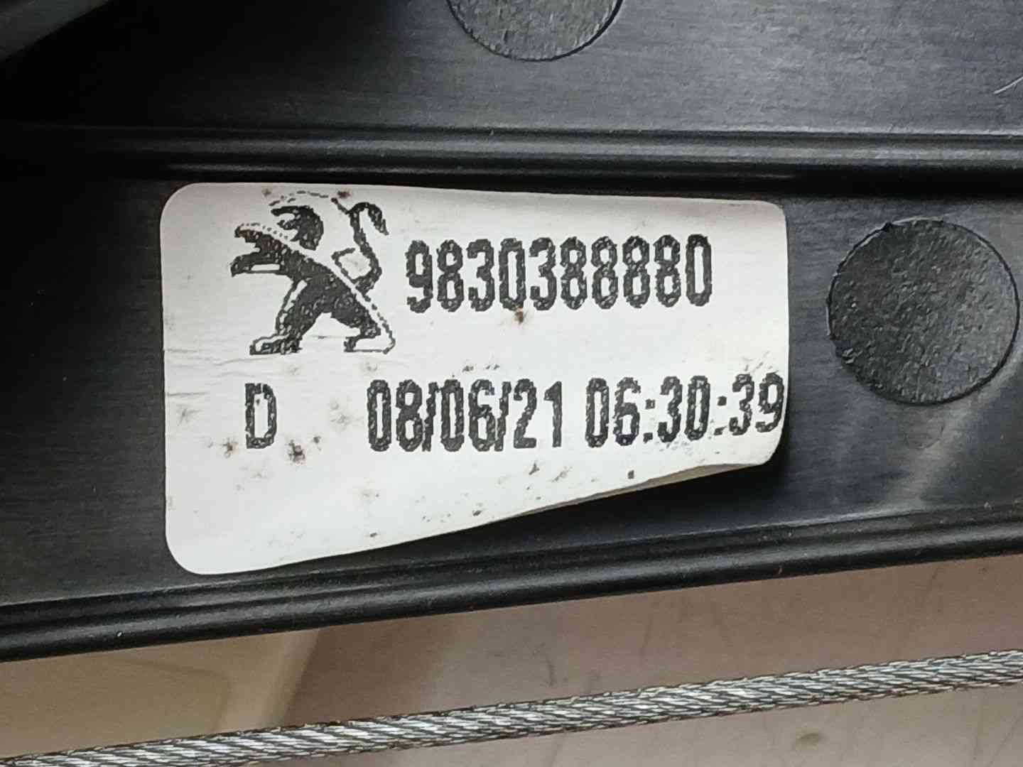 ELEVALUNAS TRASERO DERECHO PEUGEOT 3008 II SUV (MC_, MR_, MJ_, M4_) 9829482480 / 9830388880 98294824809830388880 - Vista 3
